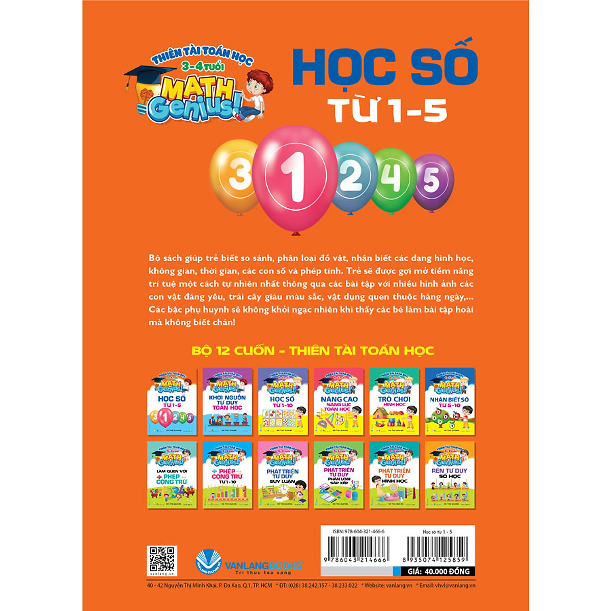 Thiên Tài Toán Học - Học Số Từ 1 - 5