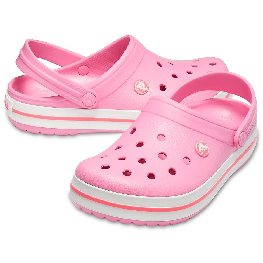 Giày lười Crocs Crocband unisex 11016 - Hồng nhạt - M4W6