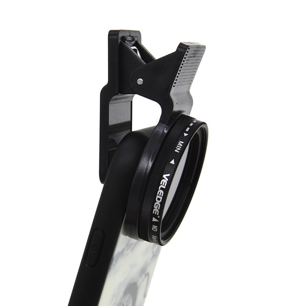 Cell Phone 37mm ND 2-400 Phone Camera Lens Clip Universal