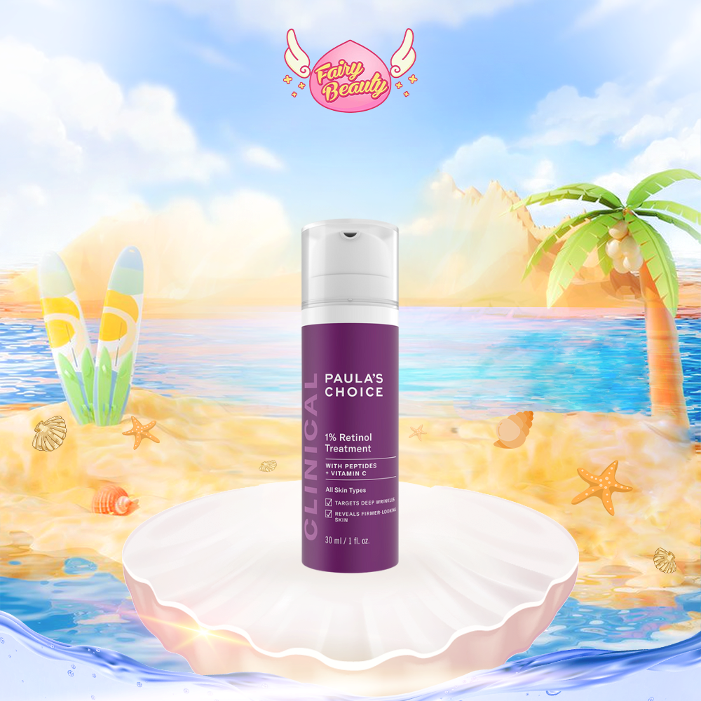 Tinh chất làm mờ vết nám, giảm nếp nhăn sâu và đốm nâu Paula's Choice Clinical 1% Retinol Treatment