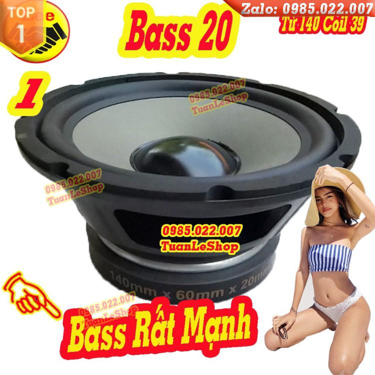 1 CỦ LOA BASS 20 HỒNG KỲ MÀNG VÀNG TỪ 140 - GIÁ 1 LOA