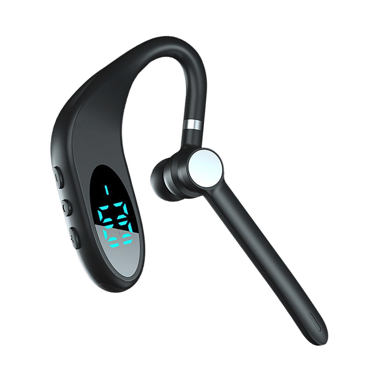 Bluetooth Earpiece Noise Cancelling Hands Free Lightweight Headset for Business Workout
