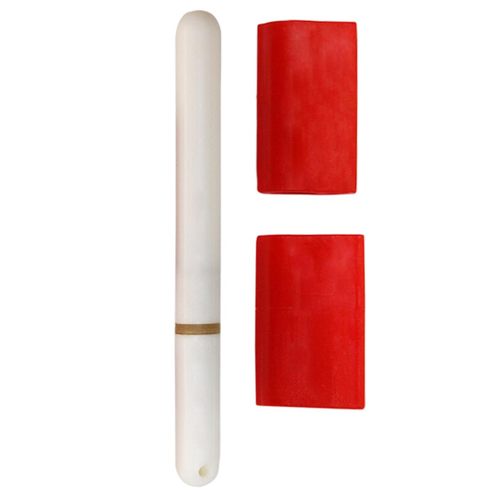 2xFishing Rod Luminous Stick Light LED Removable Float Night Tackle Red