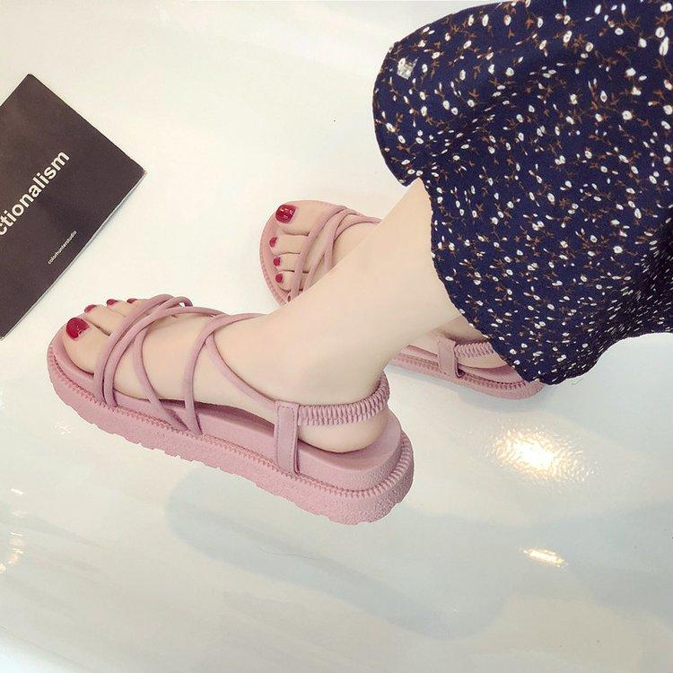 Giày Sandal Hở Ngón Quai Co Giãn Thoải Mái Thời Trang Cho Nữ