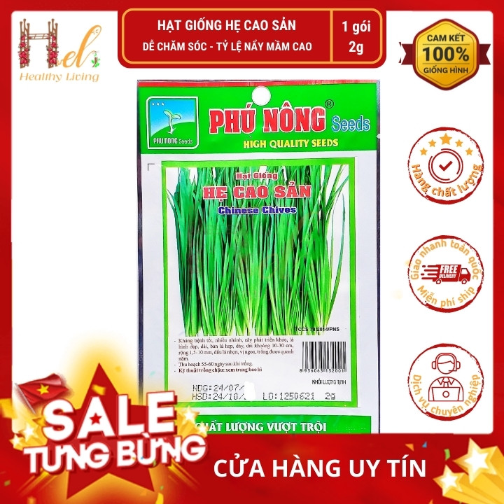 PN - Hạt Giống Hẹ Cao Sản 2G - Trồng Rau Xanh Rau Sạch Bằng Đất Sạch, Mùn Dừa Và Phân Bón Hữu Cơ