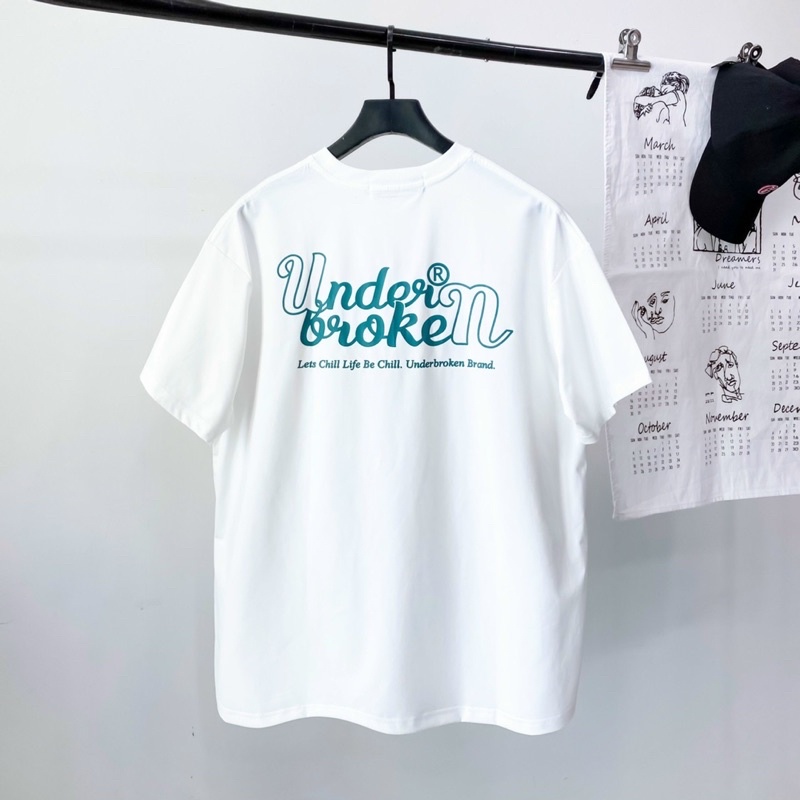 Áo Phông Nam Nữ Form Rộng Tay Lỡ Vải Cotton Mịn Mát - UNDER BROKEN