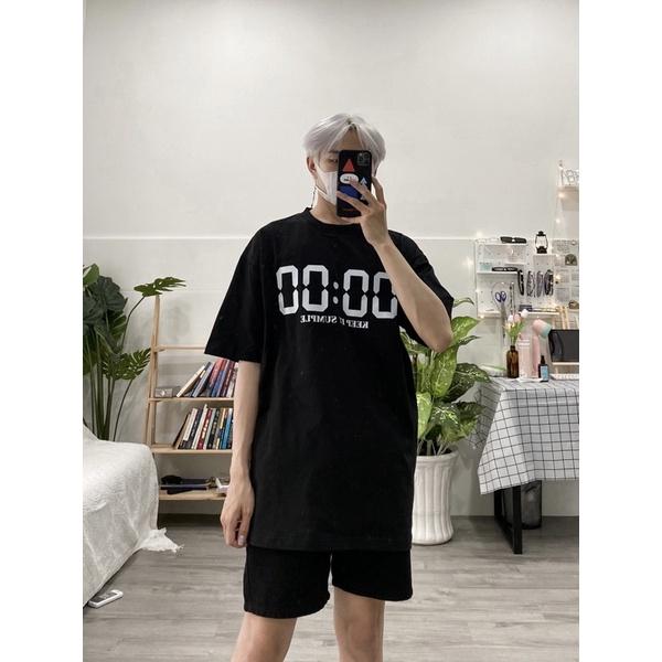 Áo thun nam áo thun 00:00 áo thun unisex