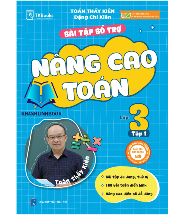 Sách - Combo Bài Tập Bổ Trợ Nâng Cao Toán Lớp 3 – Tập 1 + 2