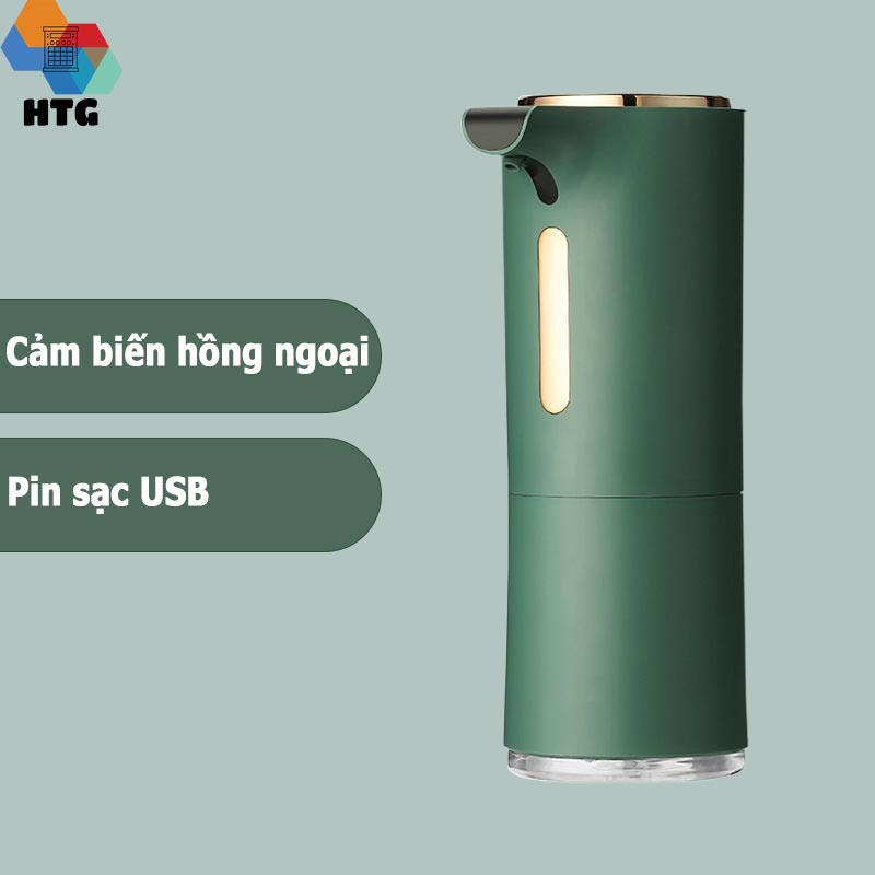 Máy rửa tay tạo bọt Shi Zhipin D23-2 cảm biến hồng ngoại, tích hợp tạo thơm tinh dầu, nước hoa, điều chỉnh được mức phun, sạc USB, hàng chính hãng