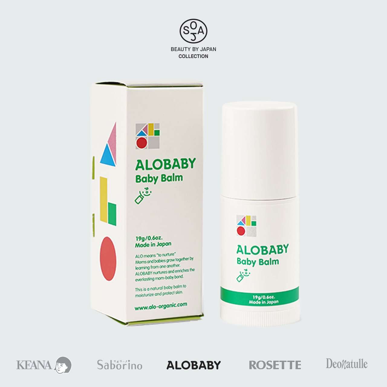 Thỏi Dưỡng Ẩm Cho Trẻ Sơ Sinh 19G Alobaby Baby Balm