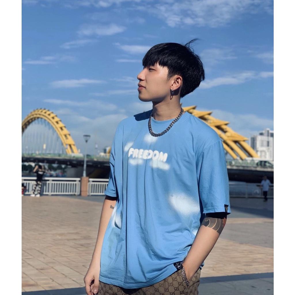 Áo Thun Local Brand Uncover FreeDoom Nam Nữ Tay Lỡ Oversize Unisex Full Mạc