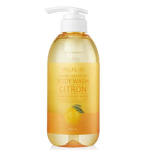 Sữa tắm hương Cam (Hàn Quốc)  Welcos Around me body wash citron 500ml