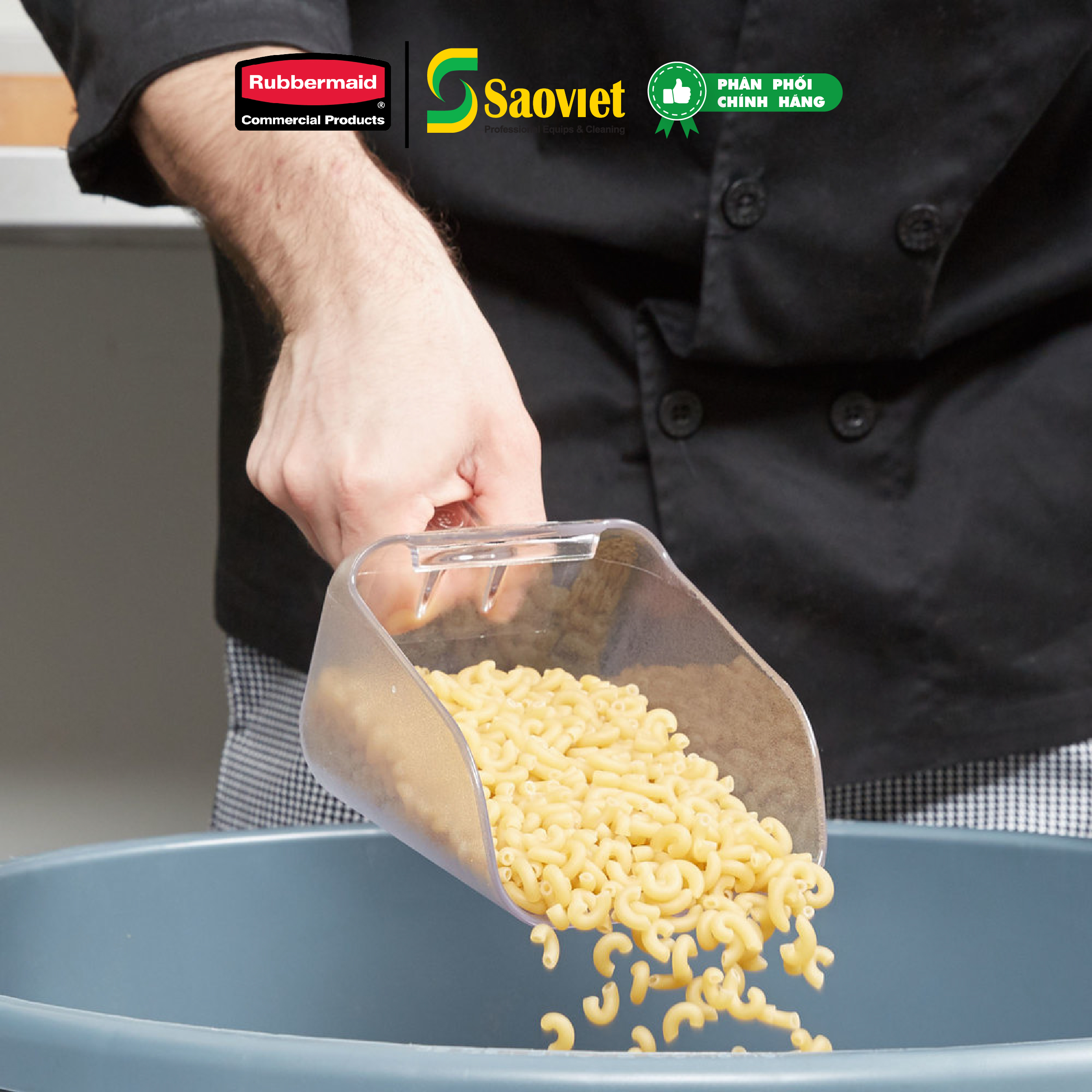 Muỗng Múc Nhựa Đa Năng RUBBERMAID - SKU: FG9F7500CLR/FG9F7600CLR | SAOVIETCO