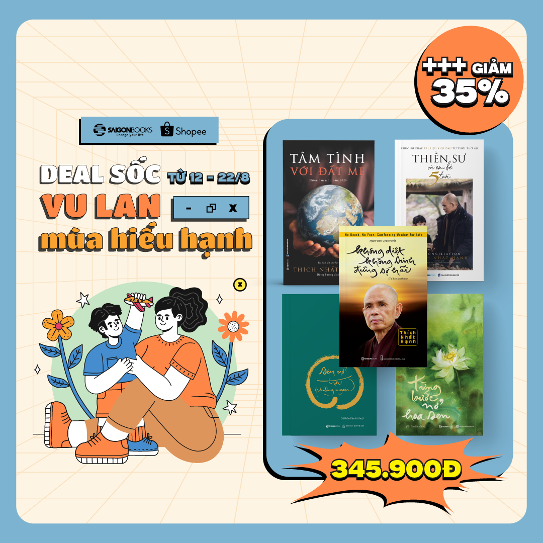 Combo 5 Cuốn Những Quyển Sách Hay Của Thiền Sư Thích Nhất Hạnh