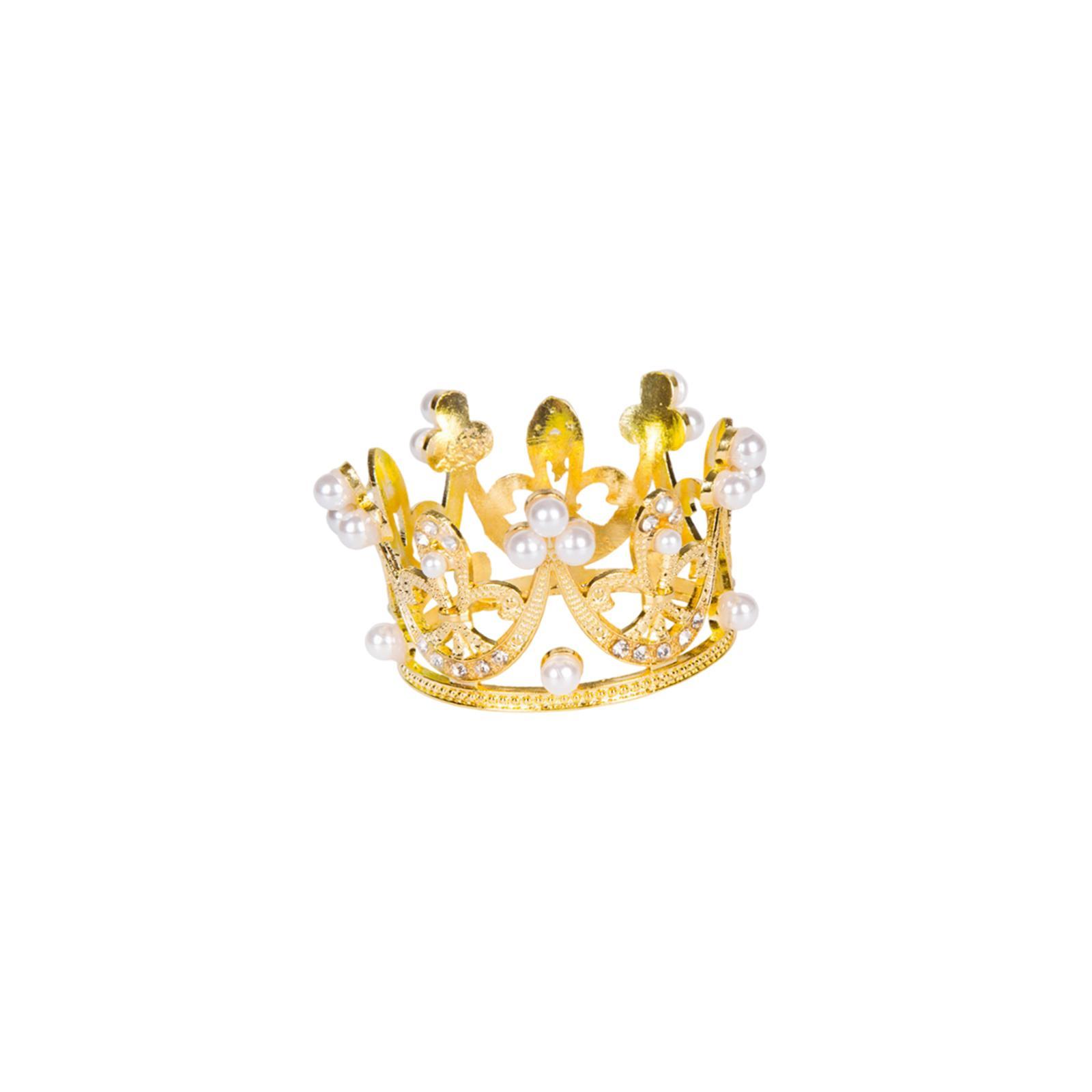 Princess Crown 2.17'' Cake Topper for Baby Shower Anniversary Themed Parties