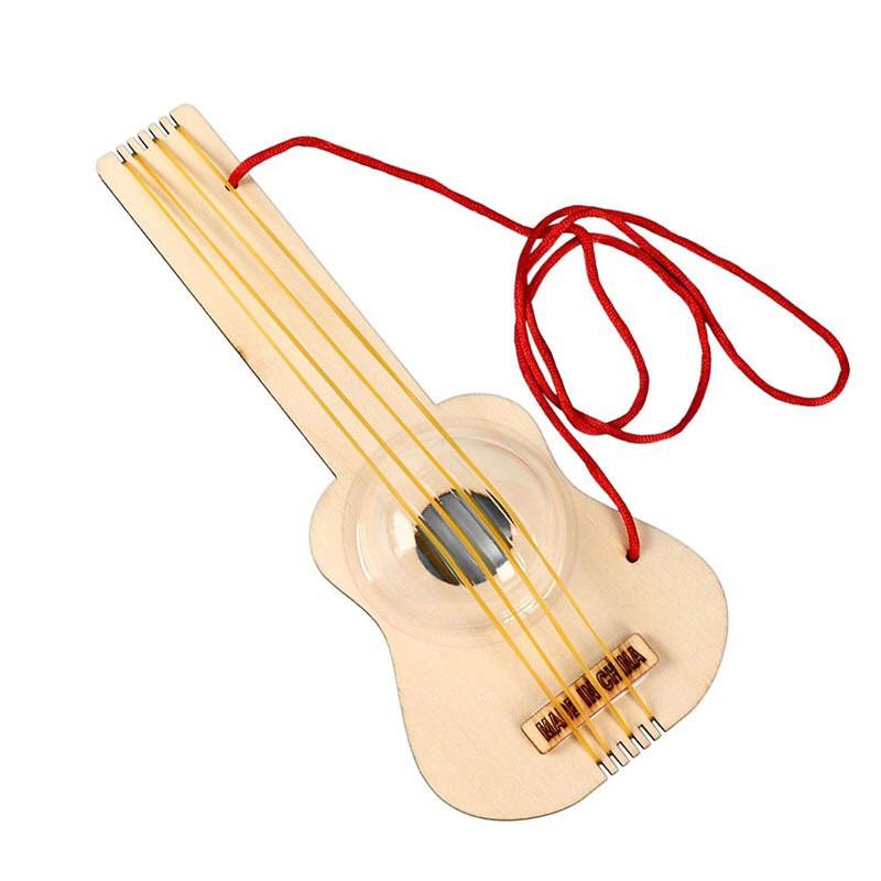 Đồ Chơi Stem – Bộ Lắp Ghép Bằng Gỗ Đàn Guitar Theo Phương Pháp Giáo Dục Stem Steam.