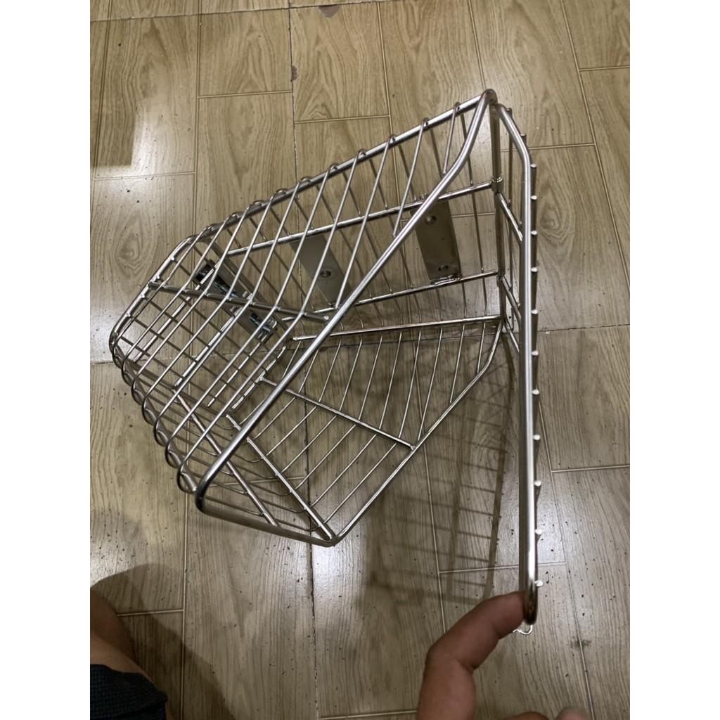 Rổ trước xe wave nhỏ có nắp