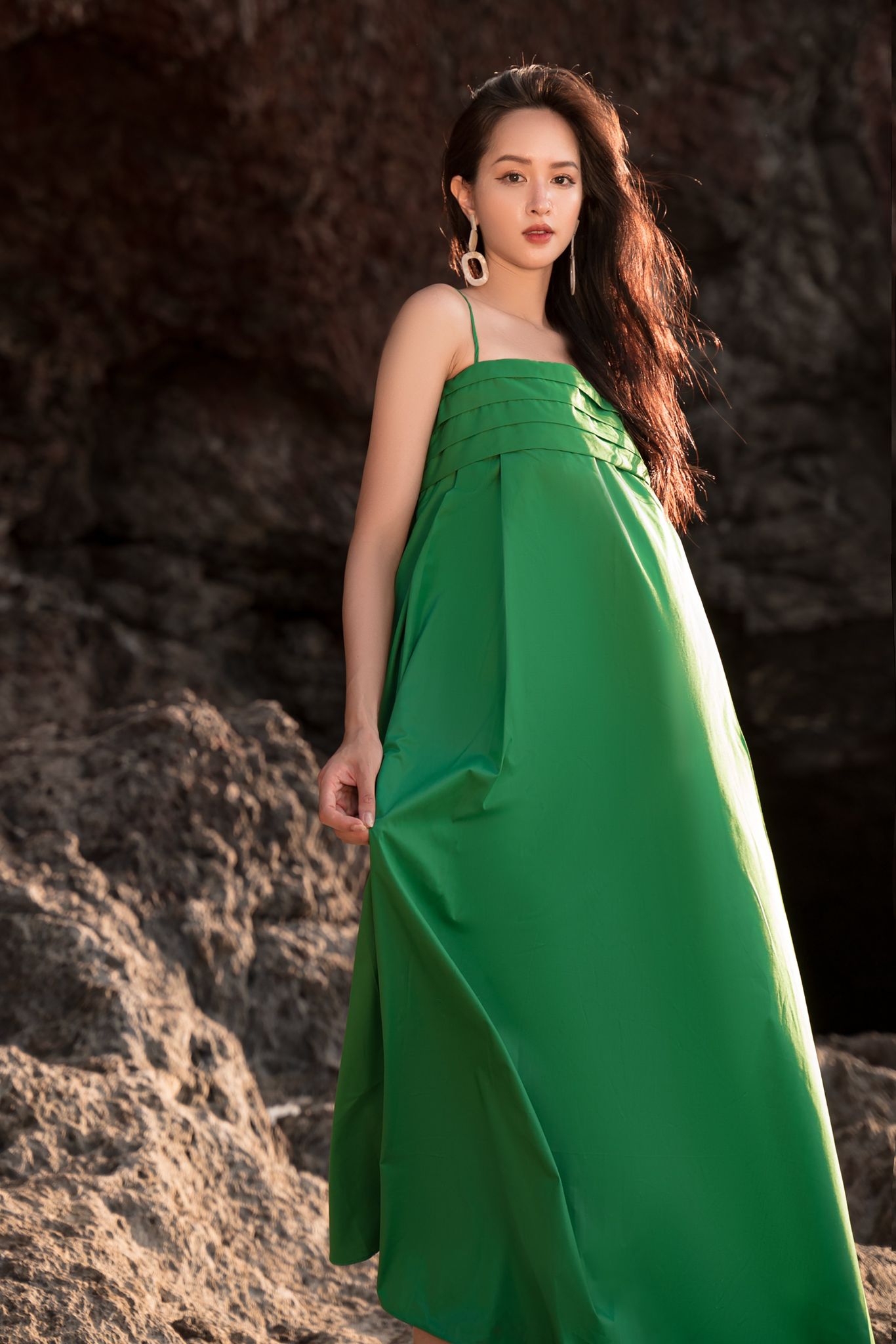OLV - Đầm Venia Dress in Green