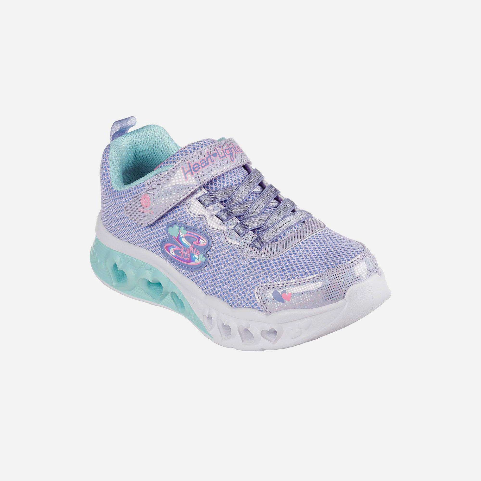 Giày sneaker bé gái Skechers Flutter Heart Lights - 302317L-LVMT