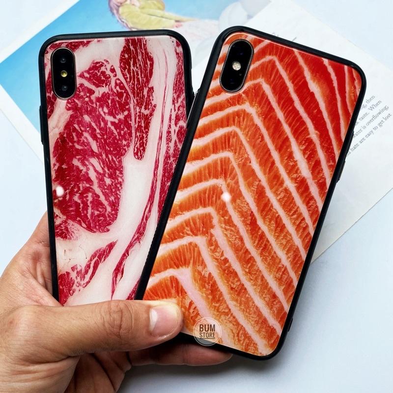 Ốp lưng kính viền dẻo CHO IPHONE 7 PLUS / IPHONE 8 PLUS / IPHONE X