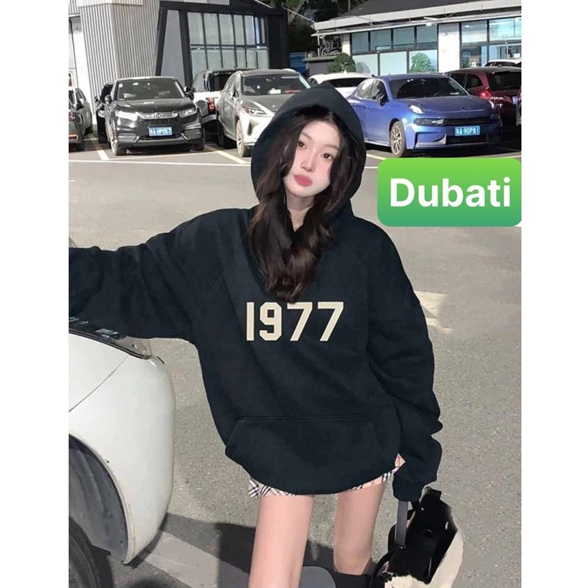 ÁO KHOÁC HOODIE NAM NỮ CHẤT NỈ DÀY PHOM FROM RỘNG 1977 PHONG CÁCH XINH XẮN DỄ THƯƠNG -DUBATI FASHION