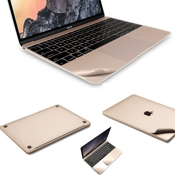 Bộ Dán Macbook 5 in 1 JCPAL Cho MB Air 13&quot; 2018-2019(Gold) - Hàng Chính Hãng