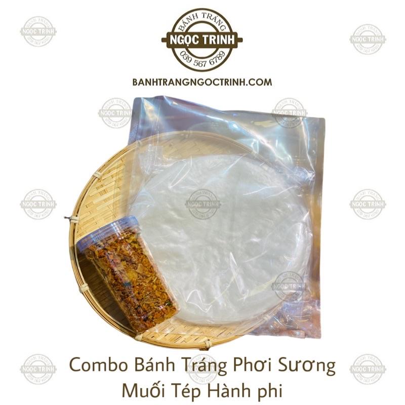 COMBO Bánh tráng Phơi Sương muối tép hành phi cao cấp Ngọc Trinh