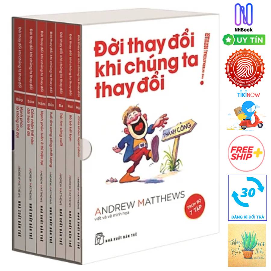 Combo Đời Thay Đổi Khi Chúng Ta Thay Đổi ( Trọn Bộ 7 Cuốn ) ( Tặng Kèm Sổ Tay )