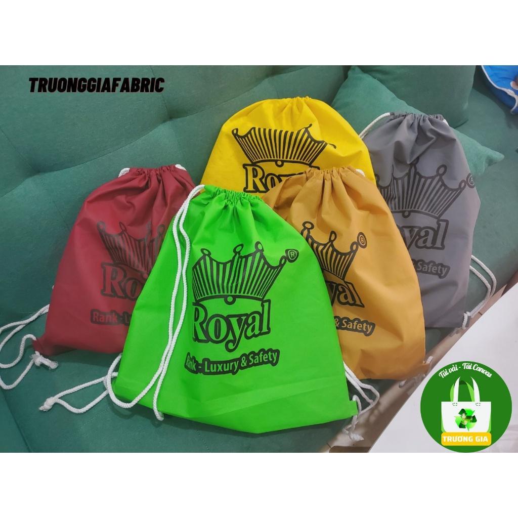Túi Vải Không Dệt May Dây Rút dáng thể thao in hình vương hiện Trương Gia Túi Vải - Túi Canvas