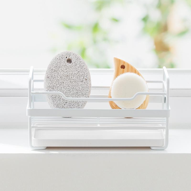 Xốp làm sạch hộp lưu trữ cống giá bồn rửa chén giá lưu trữ bóng