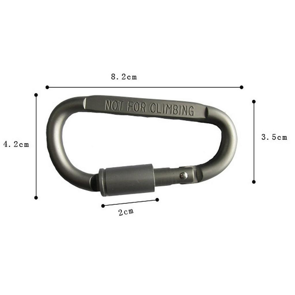 Móc Đa Năng Móc Khóa Nhôm Đi Phượt Carabiner