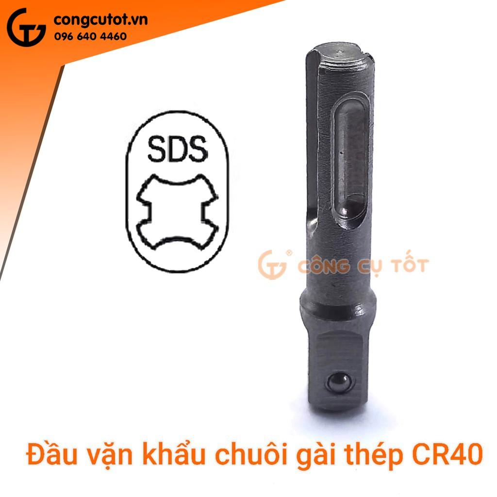 Đầu vặn khẩu chuôi gài SDS thép CR40