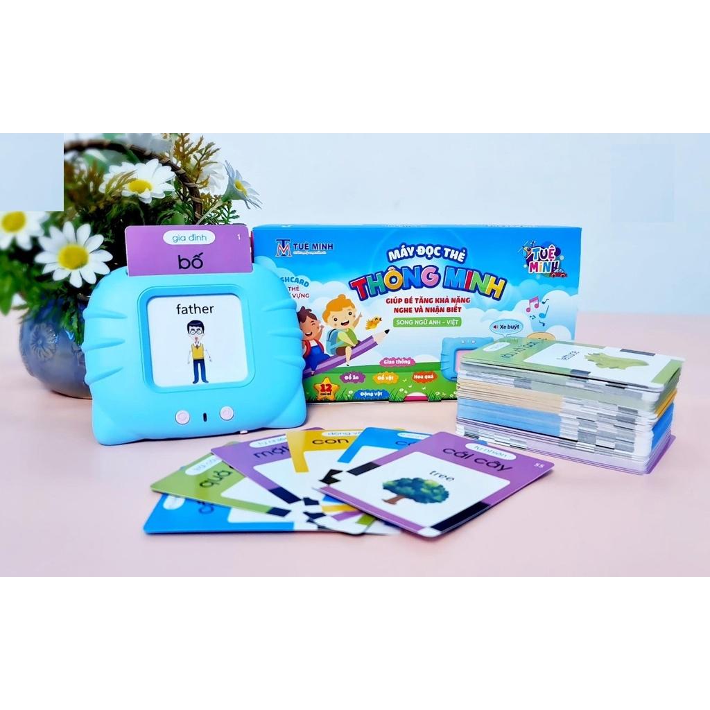 Máy Đọc Thẻ Song Ngữ Anh Việt Flashcard 112 Thẻ 224 Từ Vựng Và 12 Chủ Đề