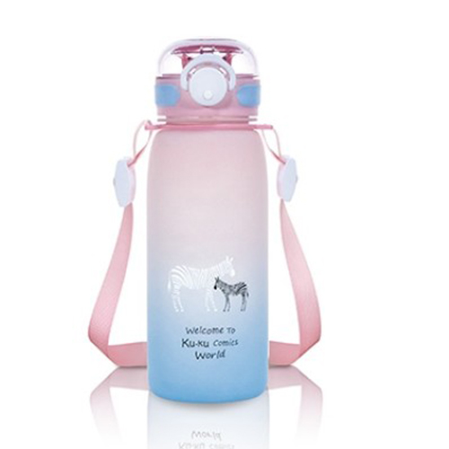 KU.KU Duckbill Bình nước nhựa tritan cao cấp cho bé có dây đeo 550ml và 700ml ku5619 ku5620