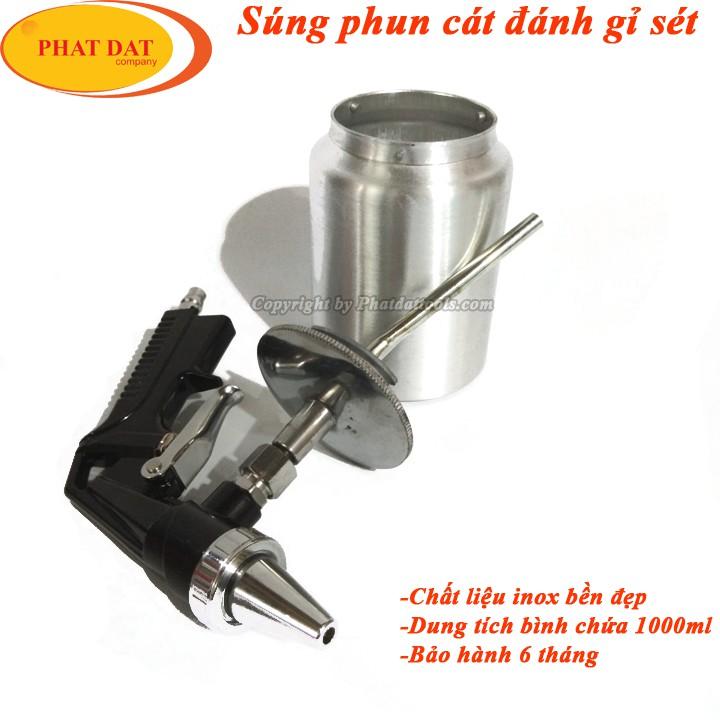 Vòi Phun Cát Dùng Khí Nén Đánh Gỉ Sét