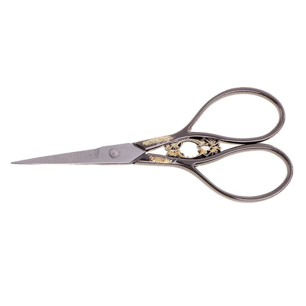 2x Stainless Steel Sewing Scissors in Steel Sewing Scissors