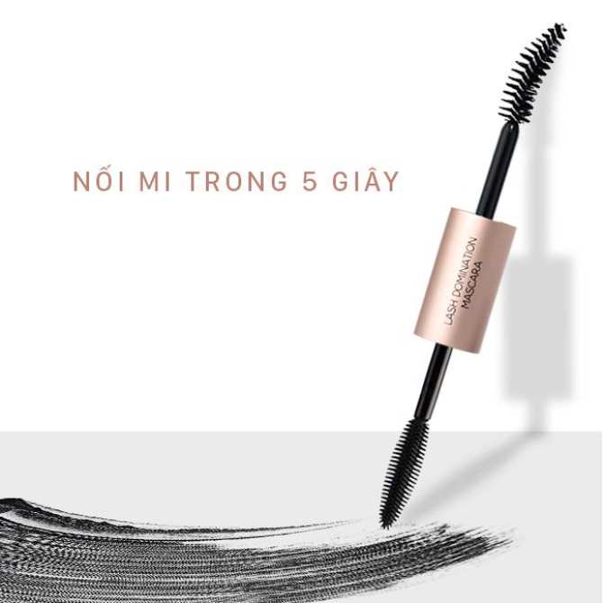 Mascara 2in1 làm dài và cong mi Vacosi Natural Lash Domination Pro 10g (Intensive Length &amp; Lift)