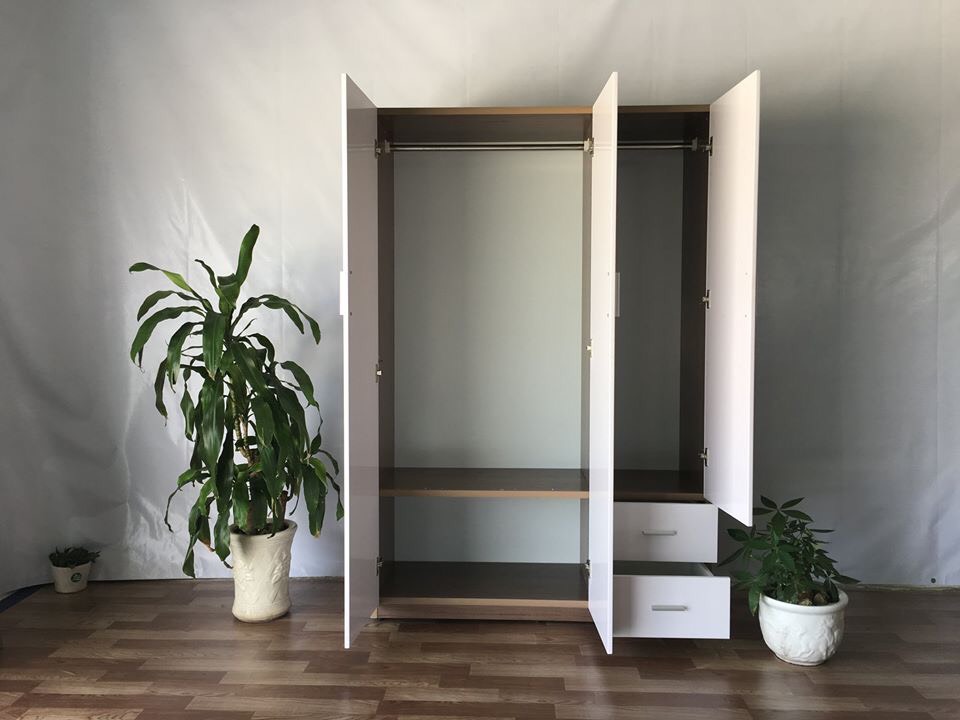 Tủ áo Juno Sofa  MRC 123*185*47 cm (màu trắng)