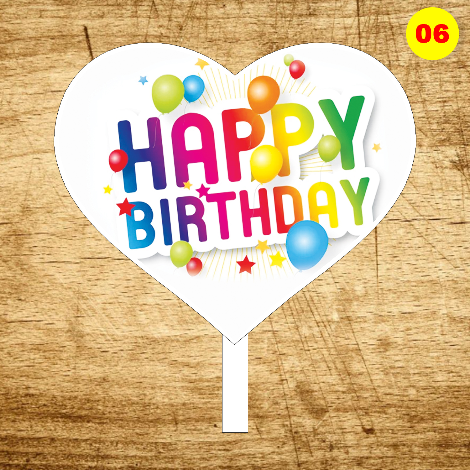 Bảng hashtag sinh nhật MS 06