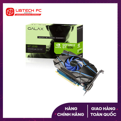 Card màn hình Galax P85C Blue GeForce GT1030 2GB DDR5 30NPH4HVQ4ST