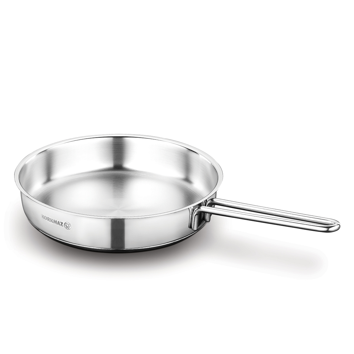 Chảo inox 18/10 Korkmaz Perla 24 cm - 2 lít