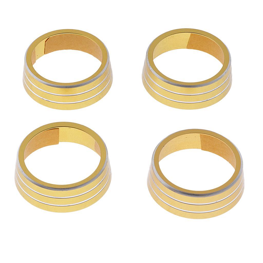 4 Pieces Aluminum AC Climate Control  Knob Cover for   16