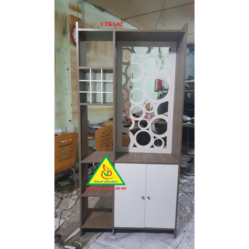 TỦ KỆ VÁCH NGĂN VTK1-01 - Nội Thất Lắp Ráp Viendong Adv