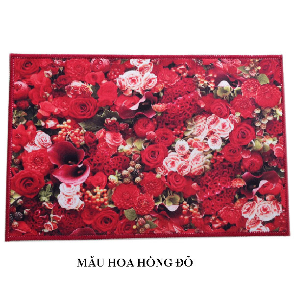 Thảm Lót Sàn Trang Trí Chống Trượt (40x60cm) 4 Mẫu Hoa