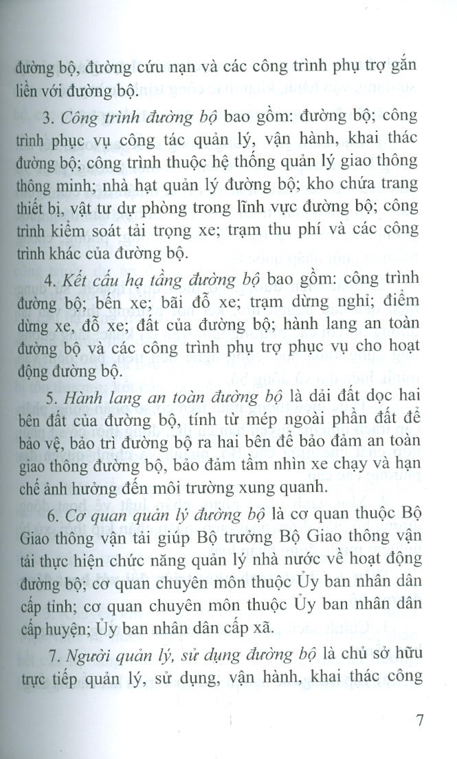 Luật Đường Bộ Năm 2024
