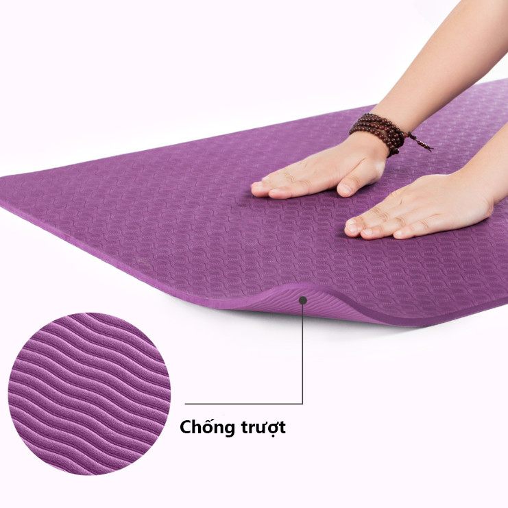 Thảm tập yoga siêu bám cao cấp DOPI DP1103 - Kèm túi đựng thảm