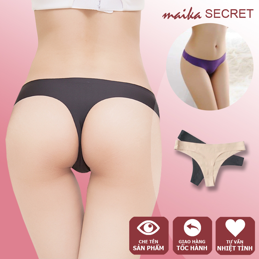 Set 3 quần lót lọt khe su đúc không đường may siêu mát 009