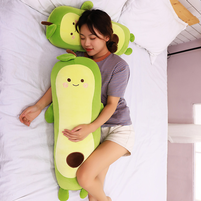 Gối ôm trái bơ lông mịn