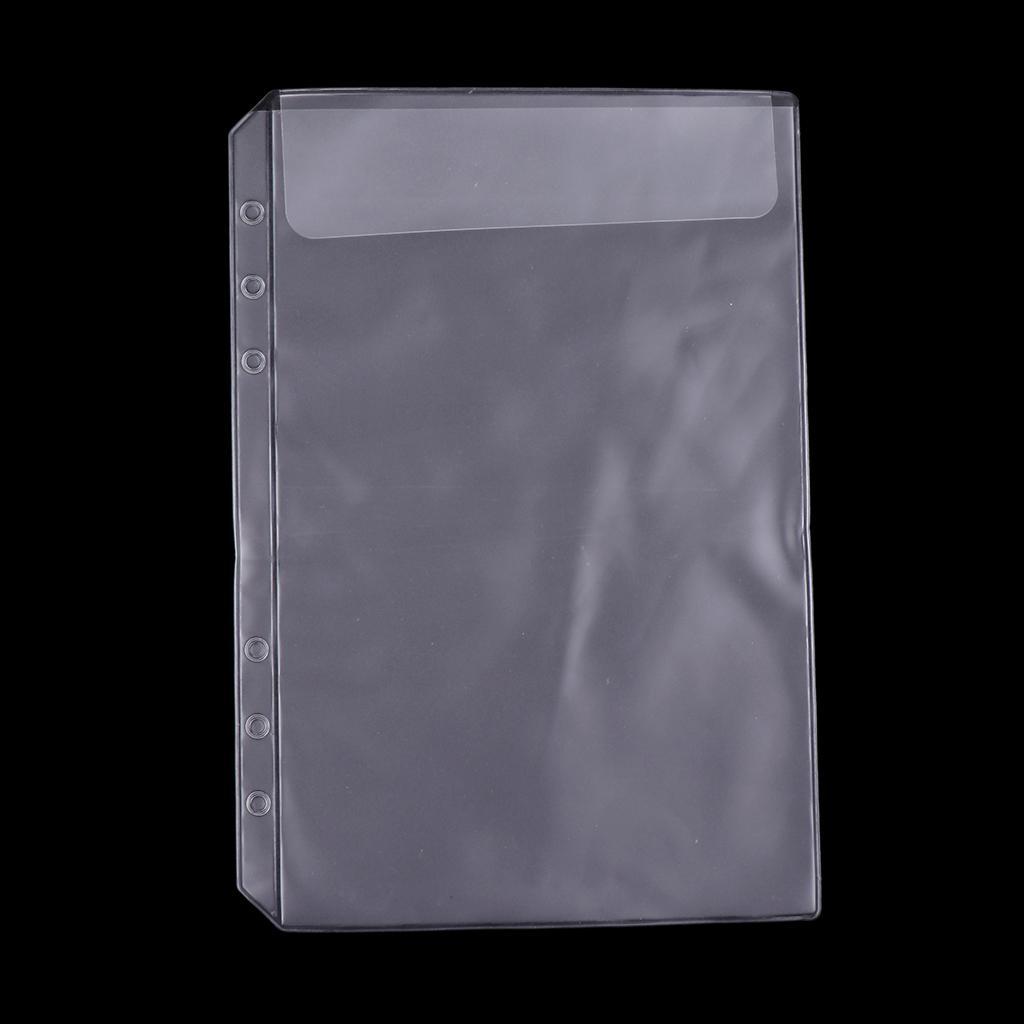 10Pcs A5 NoteBook Credit Name Card Holder Insert Refill Organizer