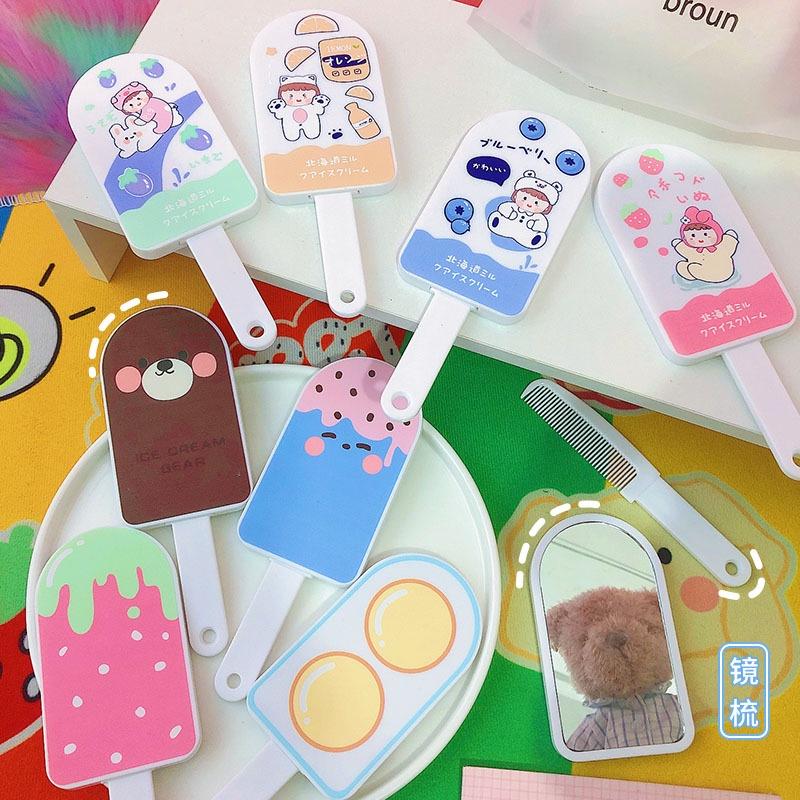 Set gương kèm lược siêu xinh - UniLabel